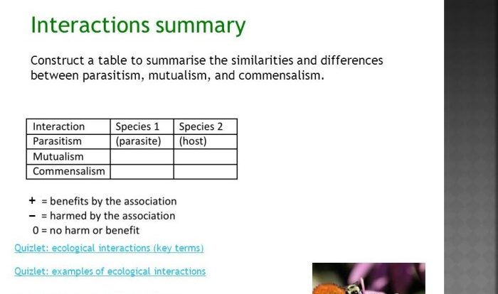 Pogil ecological relationships answer key