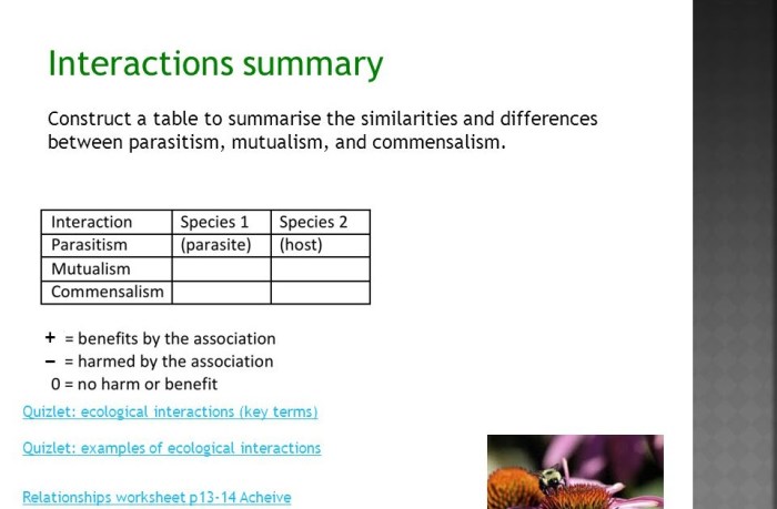 Pogil ecological relationships answer key