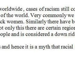 Racial stratification is almost extinct thanks to reform attempts