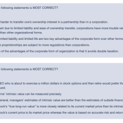 Correct statements following which exam4training